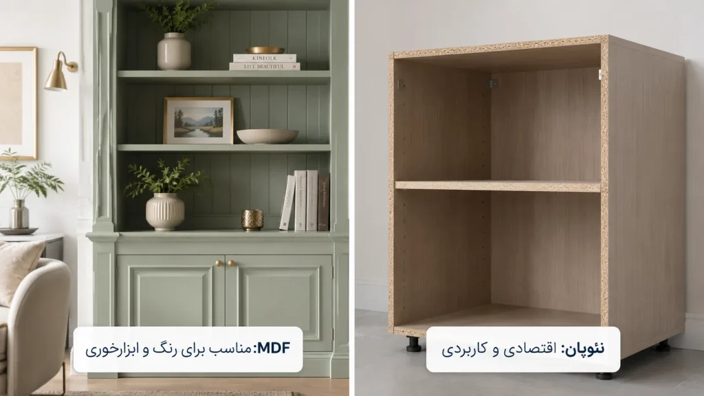 مزایا و معایب ام دی اف و نئوپان