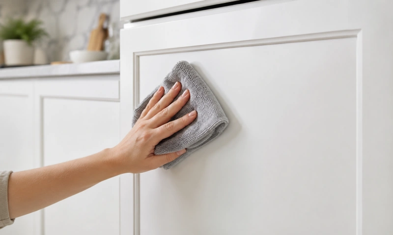 تمیزکردن کابینت ام دی اف